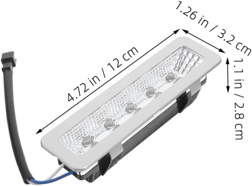 2pcs LED Range Hood Light Bulbs Replacement Compatible Kitchen Vent Hood Energy Efficient Bright for Home Use