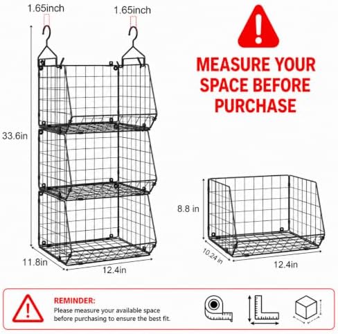 x-cosrack 3-tier hanging closet organizer, laundry room organization, close-up detail