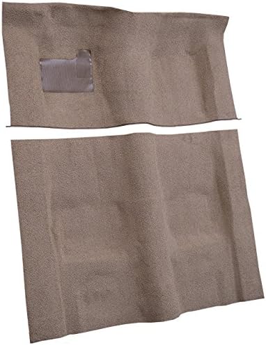 Replacement Auto Carpet Floor Liner - Molded Cutpile - fits 1974-1975 Chevrolet Camaro Automatic with Tail (Black)