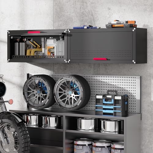 eltean 31.5" metal wall cabinet,garage wall cabinet with, main product view