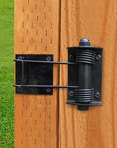 heavy duty flat gate closer, powder coated, self, main product view