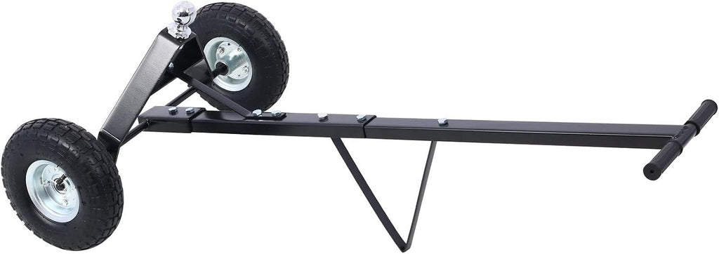 600 Lbs Capacity Trailer Dolly with 1-7/8'' Hitch Ball and 10'' Pneumatic Tires for Moving Car RV Boat Trailer, Black