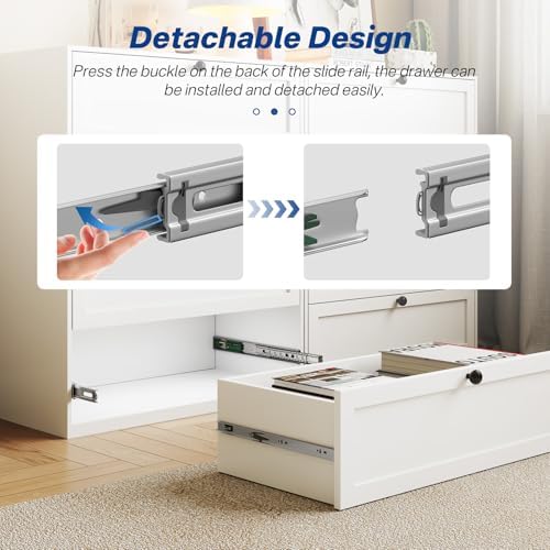 6 pairs 22 inch soft close drawer slides showing dimensions