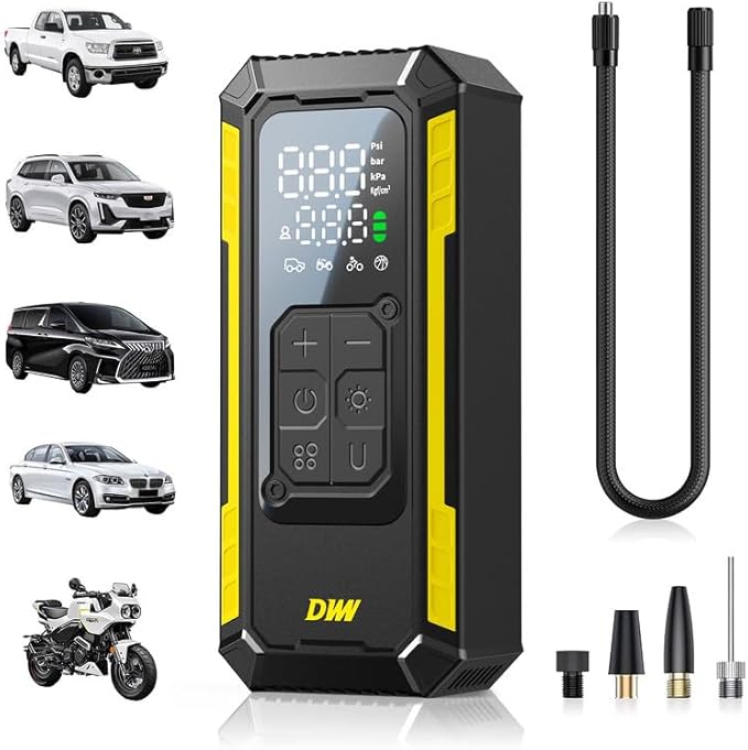 Tire Inflator Portable Air Compressor, 150 PSI Portable Tire Inflator by Unknown