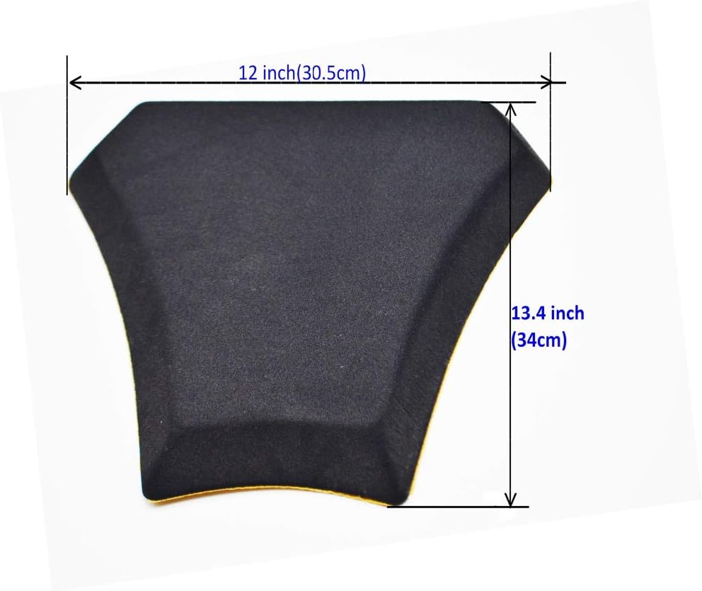 MOTO4U Universal Motorcycle Race Foam Seat Pad for Track Use High Density Adhesive Edge polishing Foam 12MM Per-Cut