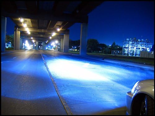 Xentec 9005 10000K HID xenon bulb x 1 pair bundle with 2 x 35W Digital Slim Ballast (Ocean Blue, also fit 9011,9055,9145,HB3,H12)
