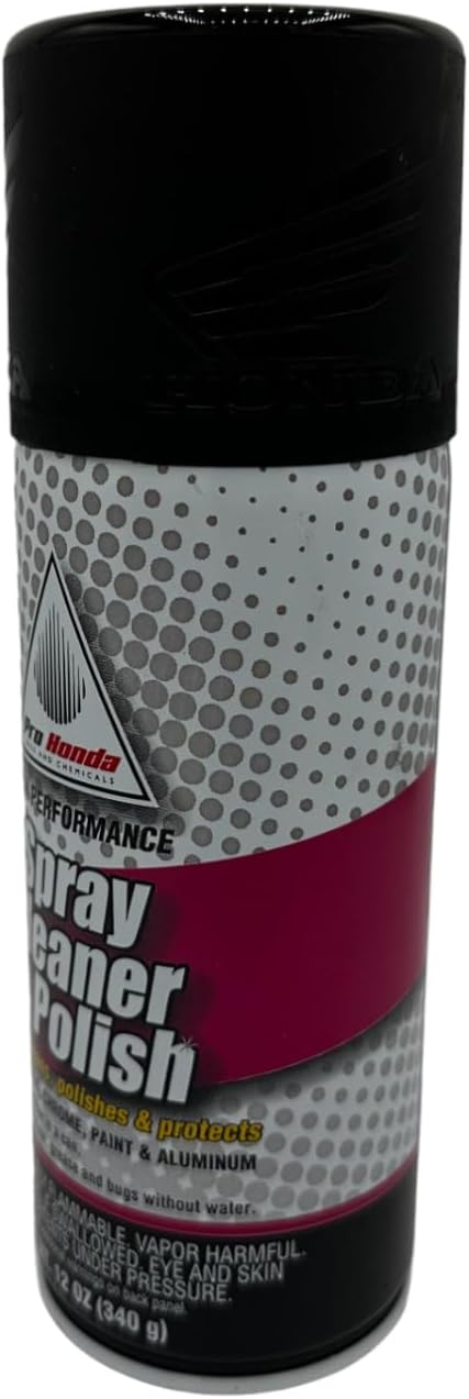 Cyclemax Six Pack compatible with Honda Spray Cleaner & Polish 08732-SCP00 Contains Six 12oz Cans and a Funnel
