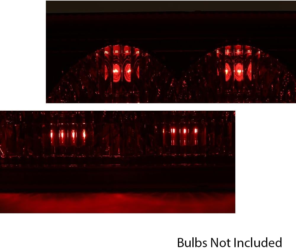 PIT66 Third 3rd Brake Light Lamp Assembly Compatible with Ford E150 E250 2008-2014 Fit Ford E350 Super Duty 2008-2014 6C2Z-13A613-A, 6C2Z13A613A Red Lens