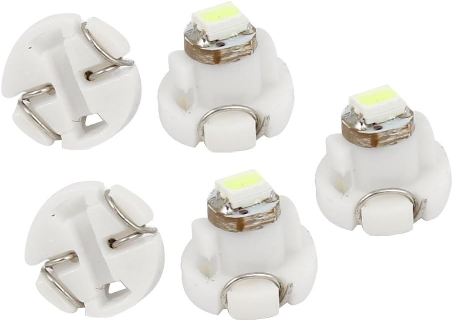 uxcell 5 Pcs T3 3020 Surface Mount Device LED Car Glove Box Light Lamp Bulb Ice Blue Internal