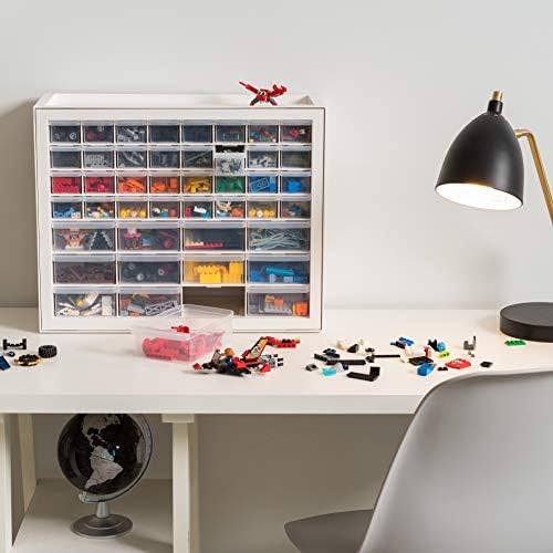 iris usa 44-drawer small parts storage cabinet, crafts shown in use