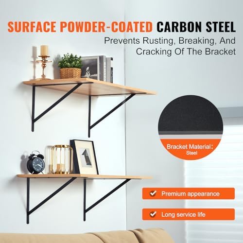 vevor shelf support, 18x12 in set of 12, side view