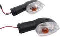 2-Wire Front Turn Indicator Lamp Compatible with YZF-R1 R125 R25 R3 FZ-6N XJ6 TDM900 TDM900A(Clear)