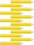 Alipis 12pcs White Waterproof Wax Tire Marker Pens with Anti-slip Barrel for Smooth Marking on Tires for Auto Repair and Shop Use