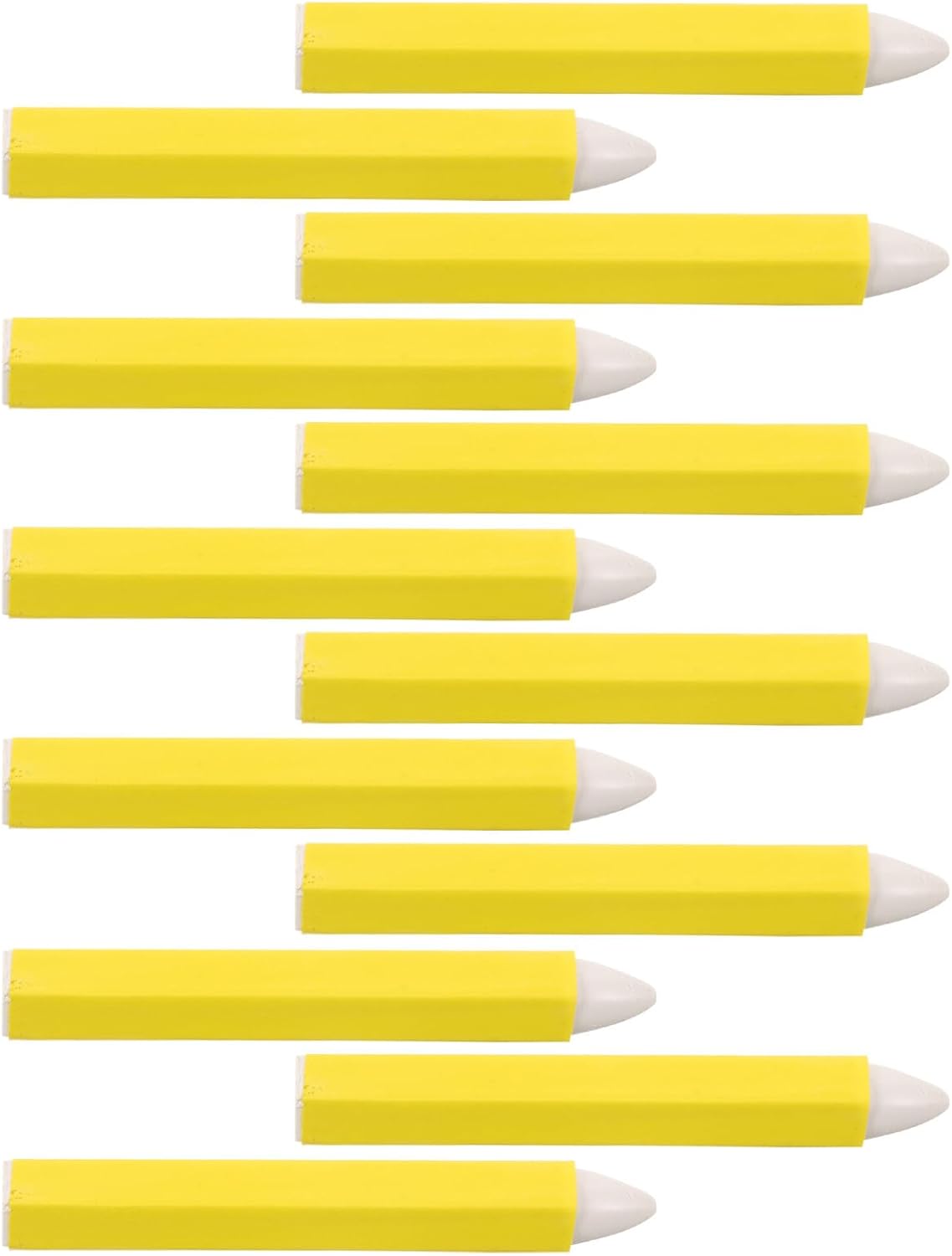 Alipis 12pcs White Waterproof Wax Tire Marker Pens with Anti-slip Barrel for Smooth Marking on Tires for Auto Repair and Shop Use