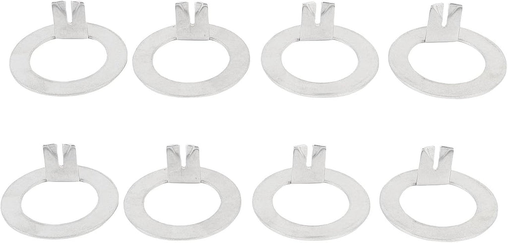 8PCS 1 Inch Trailer Wheel Spindle Washer fit for EZ Lube 2000 to 7000 Lbs Axles, Stainless Steel D Shaped Spindle Nut Locking Washers for Hub and Drum Maintenance, Towing Security