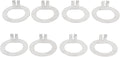 8PCS 1 Inch Trailer Wheel Spindle Washer fit for EZ Lube 2000 to 7000 Lbs Axles, Stainless Steel D Shaped Spindle Nut Locking Washers for Hub and Drum Maintenance, Towing Security
