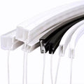 Flexible Neon Silicone Light Tube - Waterproof LED Strip Housing | White,1212-3meters