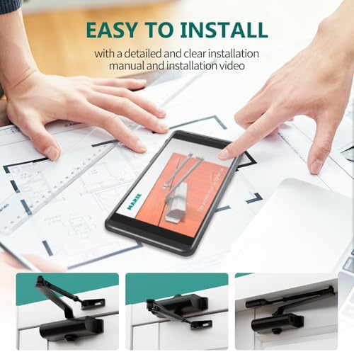 marie hold open door closer adjustable automatic size, package contents