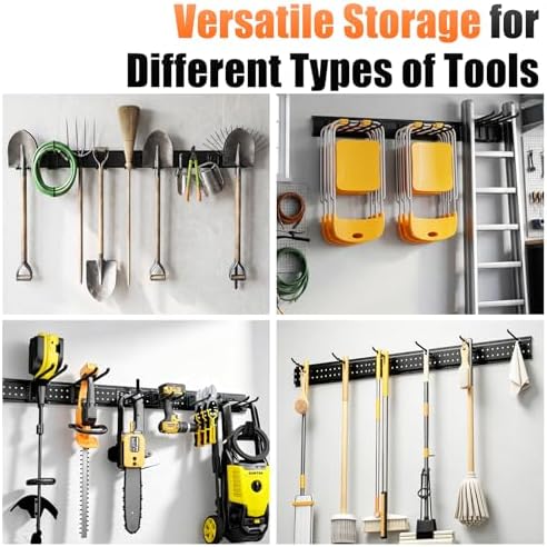 garage tool organizer wall mount 66 inches with on a desk or shelf