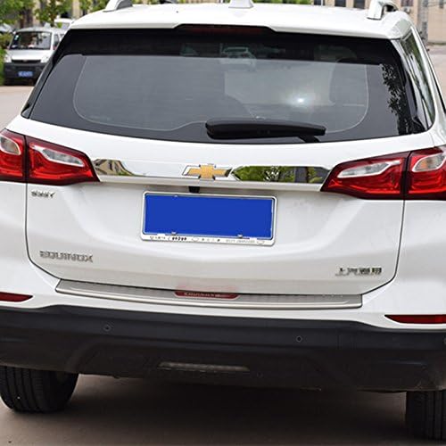 ZiWen Chrome Trunk Rear Lid Cover Crossbar Trim for Chevy Equinox 2018-2024 | Easy installation,great materials, shiny chrome cover,classy and beautiful modification,make the car trunk end better.