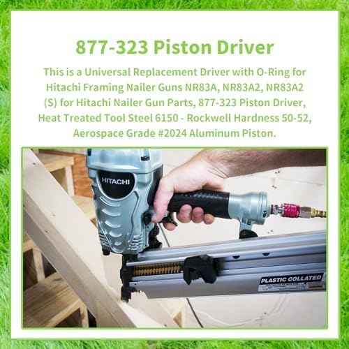 877-323 885-915 aftermarket nail gun piston driver for showing dimensions