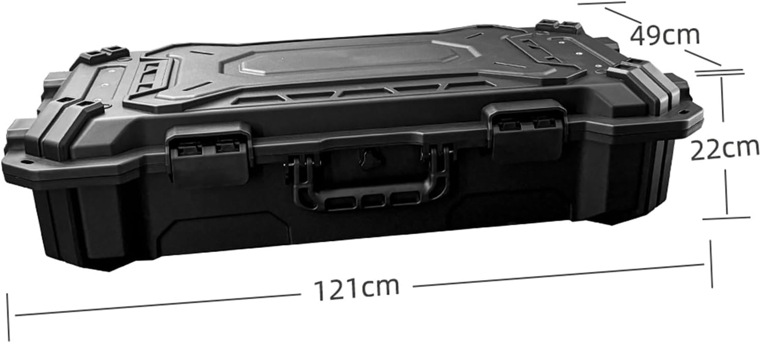 Universal Black 84L Rooftop Car Tent Box Roof Cargo Camping Tool Lockable Storage with Hard-Shell for Outdoor