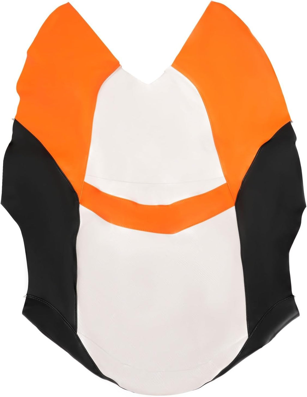 Suitable for Waterproof Seat Cover for 2011-2016 Sea-Doo GTS130, Wake 155, Rental & 2017 GTI GTS - Stylish Black, White, and Orange Design