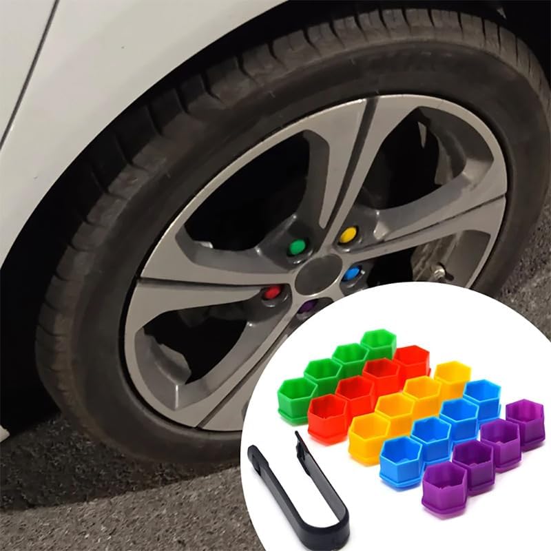 20 Pcs Decorative Caps Car Wheel Nuts for Jeep Grand Cherokee 2023-2026,Plastic Wheel Nut Protective Covers Meticulous Workmanship, Grey-21mm