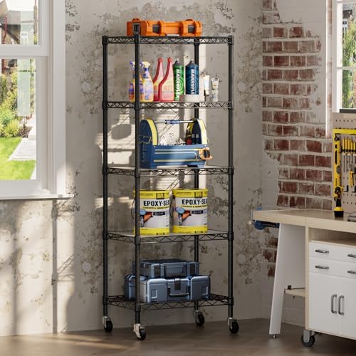 singaye small wire 5 adjustable shelves pantry metal, package contents