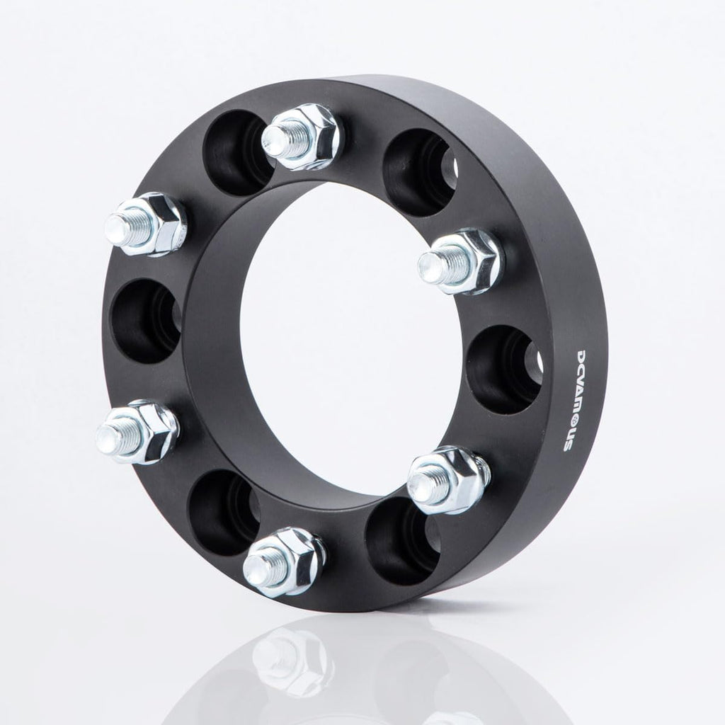 4pc Forged 6x5 to 6x5.5 Wheel Adapters 1.5 Inch 12x1.5 Studs 78.1mm Bore | Compatible with Chevy 6 Lug 6x127 Truck to 6x139.7 Rims for 2003-2006 SSR, 2002-2009 Trailblazer, 2002-2009 Envoy