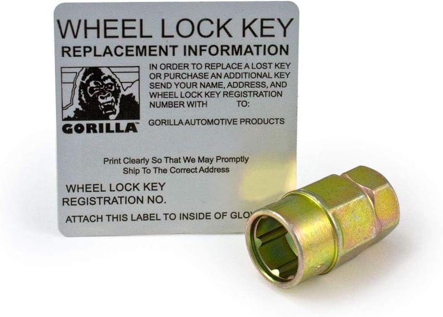 Gorilla Automotive 61631 Acorn Gorilla Guard Locks (12mm x 1.50 Thread Size) - Pack of 4