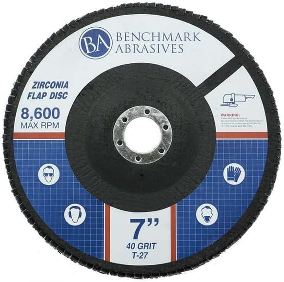 benchmark abrasives 7" x 7/8" premium high density, main product view