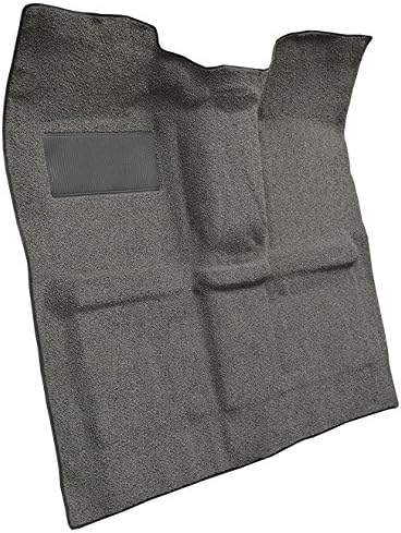 Replacement Auto Carpet Floor Liner - Molded Loop - fits 1967-1972 Chevrolet K10 Pickup Regular Cab 4WD without Gas Tank in Cab (Black)