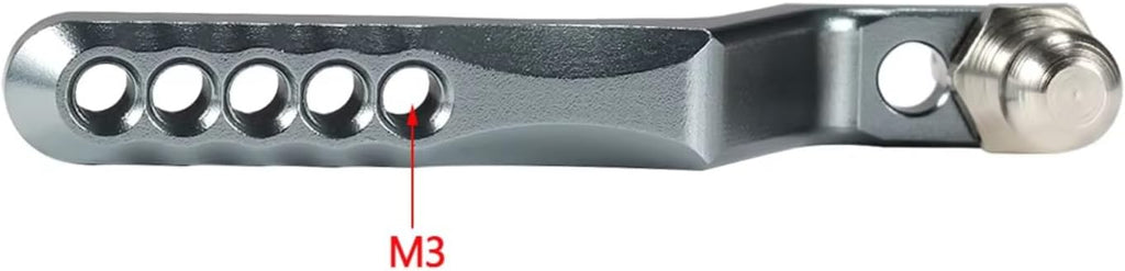 Rc Accessories for TRX4 for SCX10 II 86100 D90 CC01 TF2 for RGT for Rock 1/10 Car Rear Bumper 1 Pcs Aluminum 1:10 Scale RC Tow Hitch Trailer Hook(Gray)