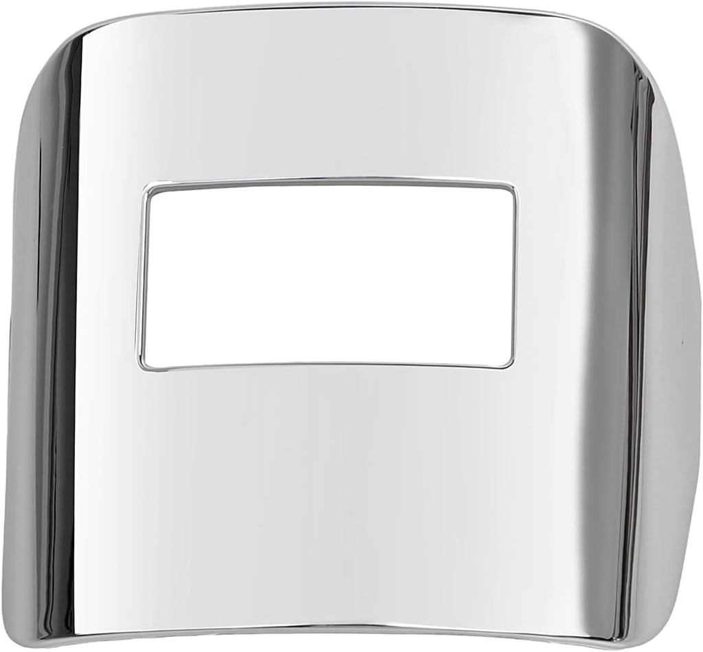Chrome Taillight Cover Motorcycle Rear Tail Light Visor Cover Fit for Harley Softail Sportster Dyna Touring Road King Electra Street Glide 1973-2023