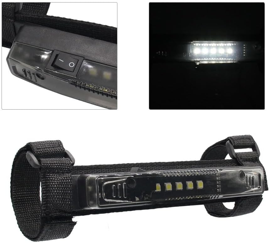UTV Dome Light for Polaris RZR 200 2020-2026 Side by Side Cage Roof Lights Roll Bar Cage Roof Lights Durable Interior Light,Transparent casing