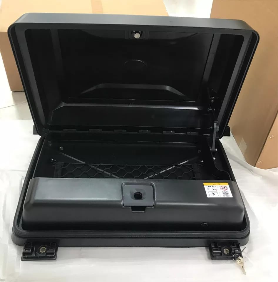 MATTE Black Side Toolbox Storage Box fits for Land Rover Defender 110 90 130 2020 2021 2022 2023 2024 2025 Exterior Mounted Gear Carrier with Lock