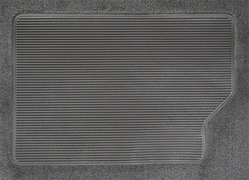 Replacement Auto Carpet Floor Liner - Molded Cutpile - fits 1990-1996 Ford F-250 Extended Cab Electric 4WD Automatic Low Tunnel (Black)