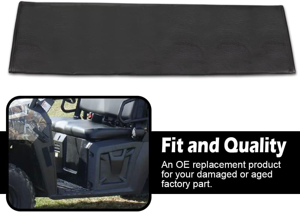 G-PLUS Soft Seat Cover Protector Compatible with Polaris Ranger 400 500 570 800 RZR UTV 2010-2014 4x4 Midsize Lower Seat Cover, Black