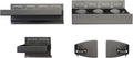 C&T 4-Piece Magnetic Toolbox Shelf, Tray and Holder Set, Magnetic Toolbox Tray by CT