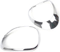 Silver Rear Taillight Trim Frame for Fiat 500L 2014-2020,ABS Light Bezel Cover Replace 68235995AA 68235996AA,2 Pack