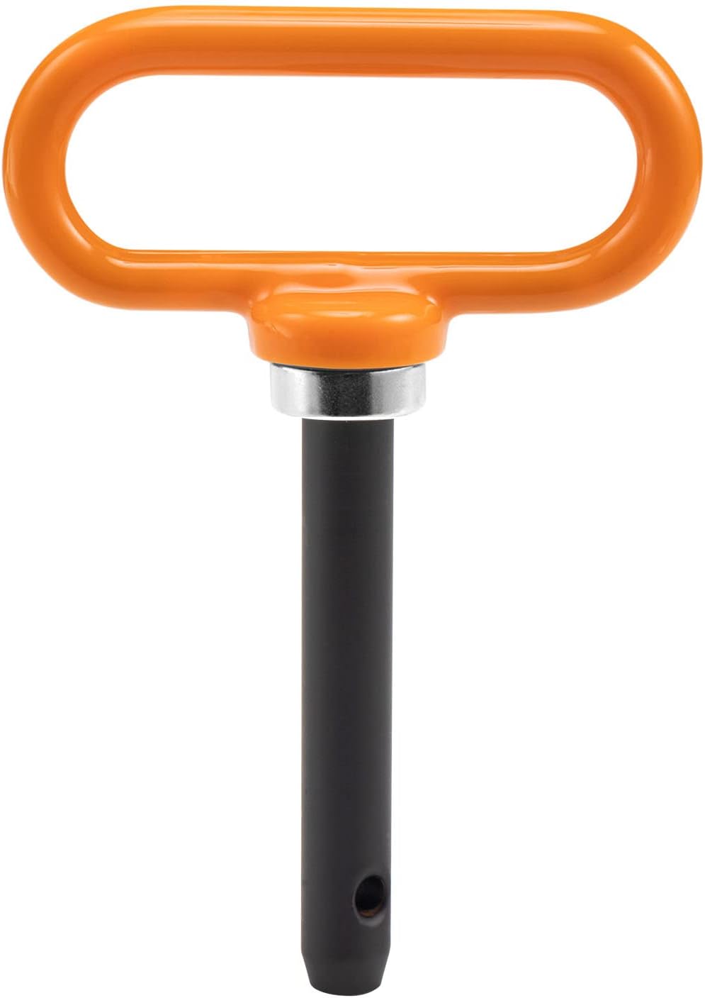 CZC AUTO Magnetic Hitch Pin 5/8" Lawn Mower Trailer Hitch Pin, Magnet Trailer Gate Pin for Simple One Handed Hook On & Off - Securely Hitch Lawn & Tow Behind Attachment, Orange