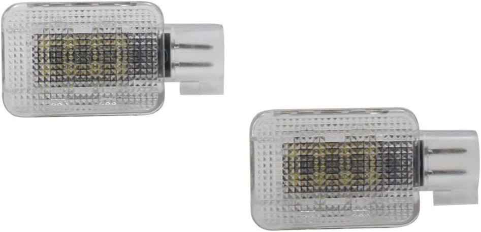 1 Pair White Led Footwell Glove Box Compartment Lamps For Volvo S60 V60 XC60 C30 C70 V50 S40 30722729 2459993 1286346