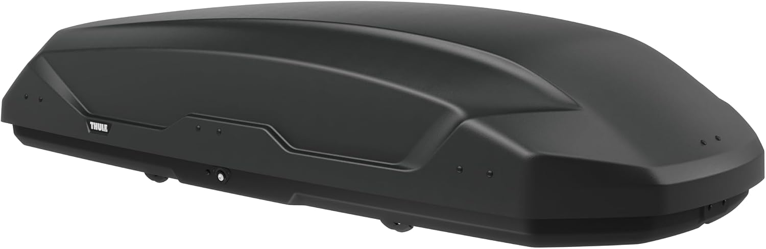 Thule Pulse 2 Aerodynamic roof Mounted Box, Size L, 16 cu ft, Dual-Sided Opening with Locks, Tool-Free Install, for SUVs, Trucks, Cars, EVs