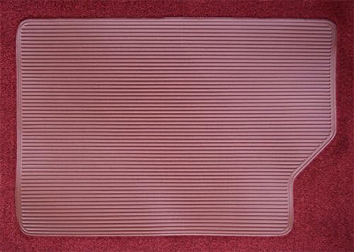 Replacement Auto Carpet Floor Liner - Molded Loop - fits 1973-1973 Ford F-100 Regular Cab 2WD Automatic 3 Speed Column Shift (Dark Saddle)