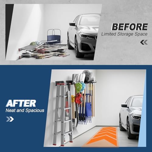 housolution garage wall organizer 96 inch - 20pack on a desk or shelf