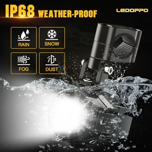 Motorcycle Auxiliary Lights Fog Lights Driving Lights Kit