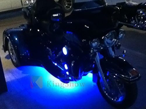 2pc 12inch 18LED Multi-Color Flexible Strip Accent Lights 5050 SMD Flex RGB for Motorcycle,ATV,Car,