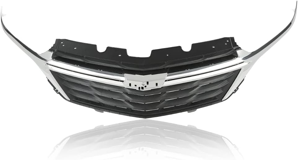 G-PLUS Front Bumper Grille Fit Chevy Equinox 2022-2023 Chrome ABS Plastic