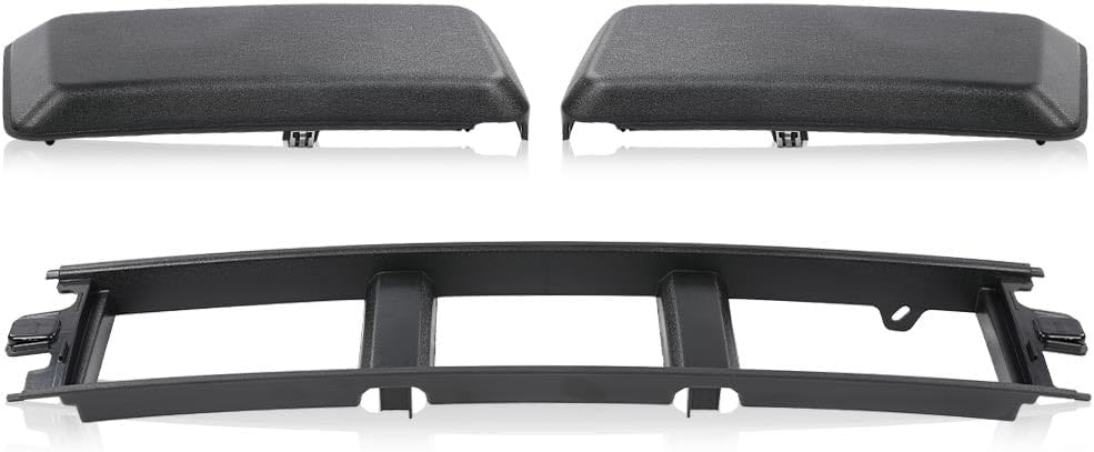 G-PLUS Front Bumper Lower Grille Panel Cover & Bumper Pads Fit F150 18-20 | JL3Z17B968BB Black ABS Plastic